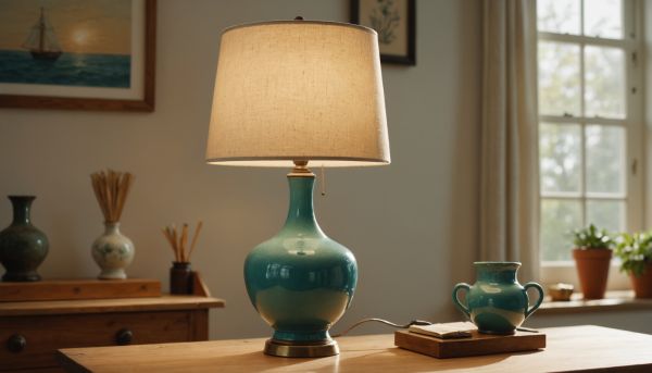 Pourquoi customiser une vieille lampe de chevet chinée