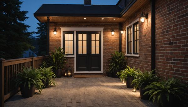 Quel luminaire étanche choisir pour un porche abrité