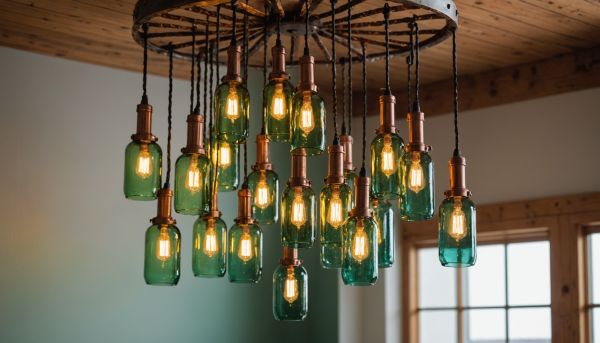 Quel matériau recyclable utiliser pour créer un luminaire